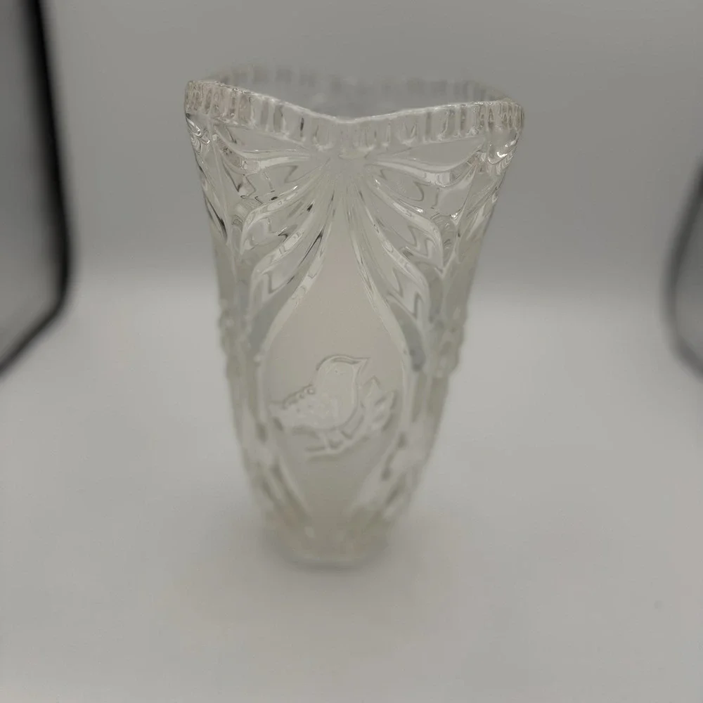 Studio Nova Love Birds Clear Glass Vase 10